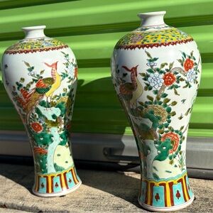 Elegant Multicolor Ceramic Vases